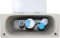 Azario Унитаз-моноблок Avanti AZ-6203 безободковый с бачком с сиденьем микролифт белый – фотография-16