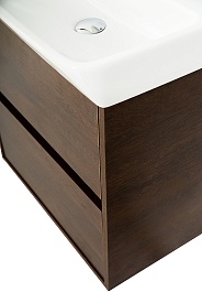 BelBagno Тумба под раковину Neon 50 с 2 ящиками подвесная Rovere Scuro – фотография-6