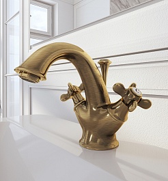 Webert Смеситель Ottocento OT700102065 бронза, для раковины – фотография-2