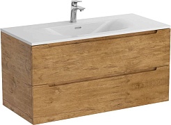 BelBagno Тумба с раковиной Etna 100 подвесная Rovere Nature с раковиной BB-8099-100 – фотография-1