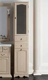 Opadiris Шкаф-пенал для ванной "Риспекто 40" R светлое дерево – фотография-1