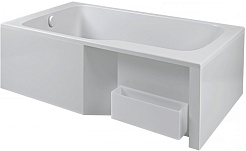 Jacob Delafon Фронтальная и боковая панель Bain-Douche Malice 160 CE6D067-00 с ящиком – фотография-2