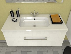 Какса-а Мебель для ванной Спектр 60 белая – фотография-8