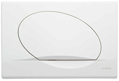 Schwab Кнопка смыва Ovate белая – фотография-1