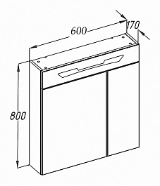 Opadiris Мебель для ванной "Октава 60" – фотография-7