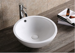 Ceruttispa Раковина накладная 45 CR1001 белая – фотография-2