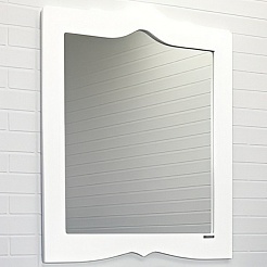 Comforty Зеркало Лувр 80 белое матовое – фотография-1