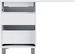 Vivon Тумба с раковиной под стиральную машину Harper 120R напольная белый глянец – фотография-9