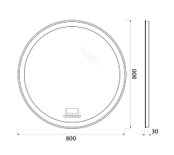 BelBagno Мебель для ванной Acqua 80 напольная Bianco Lucido, RAD – фотография-13