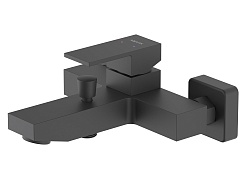 Aquatek Смеситель для душа и ванны Либра AQ1640MB матовый черный – фотография-1