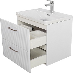 BelBagno Тумба с раковиной Due 50 подвесная Bianco Lucido – фотография-6