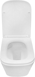 Azario Унитаз подвесной Armonia AZ-2403 безободковый белый – фотография-7