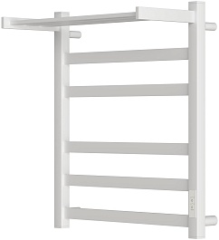 Point Полотенцесушитель электрический Меркурий П5 500x600 PN83856PW с полкой белый – фотография-2
