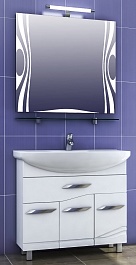 Vigo Мебель для ванной Martina 85 белая – фотография-1