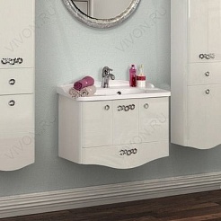 Акватон Тумба с раковиной "Венеция 90" белая – фотография-2