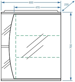 Stella Polare Мебель для ванной Концепт 60 ЭКО – фотография-13