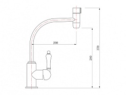 Zorg Смеситель для кухни "Clean Water ZR 323 YF-33 WHITE" – фотография-2