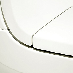 Roca Спинка для унитаза Khroma 80165A004 белая – фотография-3