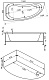 Bas Акриловая ванна Алегра 150 L – картинка-14