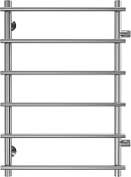 Terminus Полотенцесушитель водяной Квинта П6 500x800 БП500 хром