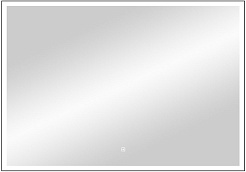 Continent Зеркало Frame Black Led 900x700 – фотография-1