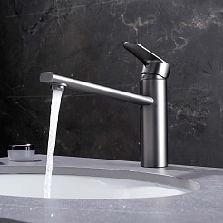 Aquatek Смеситель для кухни Ника AQ1880BGM оружейная сталь – фотография-5