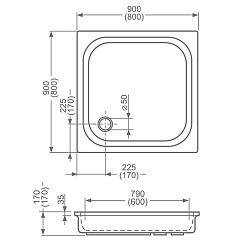 Roltechnik Душевой поддон "COLA/900" – фотография-2