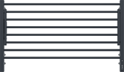 Terminus Полотенцесушитель электрический Горизонт П8 1000x600 черный муар – фотография-1