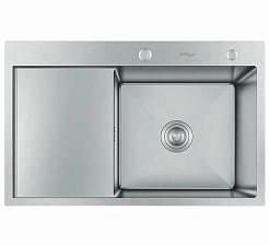 Hoffger Мойка для кухни 7850R Satin правая чаша – фотография-1