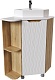 Mixline Мебель для ванной Корнер 67.5 L угловая белая/дуб – картинка-16