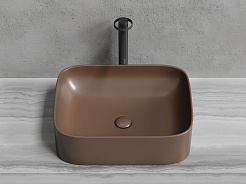 Ceramicanova Мебельная раковина Element 50 CN6052MDB тёмно-коричневый матовый – фотография-6