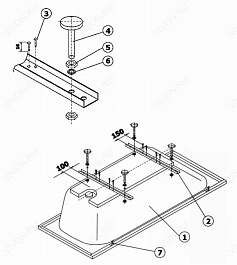 Vidima Ножки для ванны Vidima B156467 – фотография-2