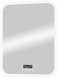 Continent Зеркало Glamour Led 600x800 с музыкальным блоком – фотография-2