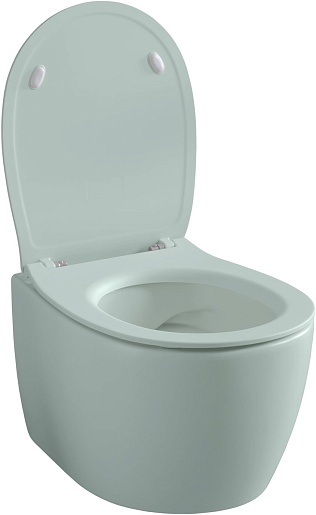 Allen Brau Чаша подвесного унитаза Fantasy 4.11004.MT мятный – картинка-19