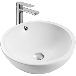 Aquatek Накладная раковина 44 AQ5354-MW матовая белая – фотография-1