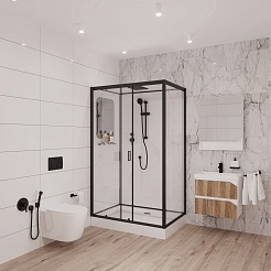 Niagara Душевая кабина NG- 6912-01QL BLACK – фотография-2