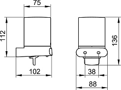 Keuco Дозатор Elegance new 11652 хром – фотография-2