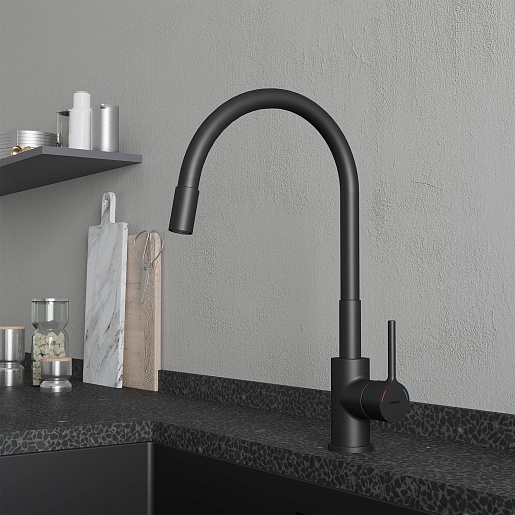 Milardo Смеситель для кухни Meal M01BL0FM05 – картинка-3