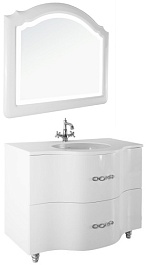 Водолей Мебель для ванной Ариадна 106 Белая, Оттавия  – фотография-1