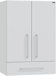 СанТа Шкаф подвесной Вегас 600x900 с ящиком белый – фотография-1