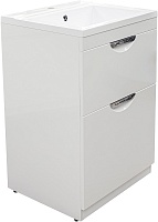 Mixline Тумба с раковиной Атлантик 56 белая