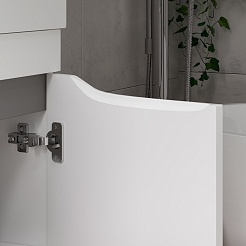 Volna Мебель для ванной Lake 70.2D R белая – фотография-16