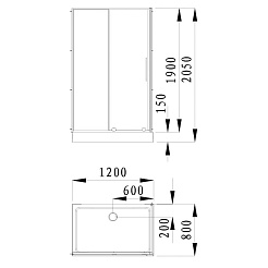 Alvaro Banos Душевой уголок Toledo RC120.10 Cromo – фотография-5