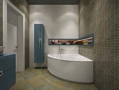 Koller Pool Экран для ванны Tera 150x150 – фотография-2