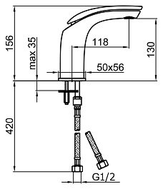 Webert Смеситель для раковины Aria AI830102015083 Brina – фотография-2
