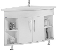 Акватон Тумба с раковиной Лас-Вегас 100 угловая R – фотография-1