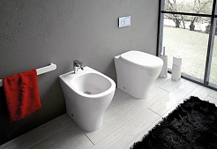 ArtCeram Крышка-сиденье "Ten TEА001" с микролифтом, петли хром – фотография-2