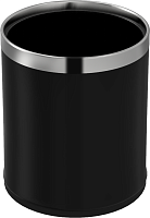 WeltWasser Ведро для мусора WW Axen BL 6L черное матовое