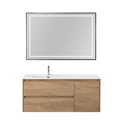 BelBagno Зеркало SPC-KRAFT-1200-800-LED-TCH-WARM-NERO – фотография-8