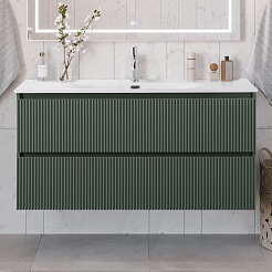 BelBagno Тумба с раковиной Uno 120 подвесная Еловый матовый с раковиной BB-8099-120 – фотография-7